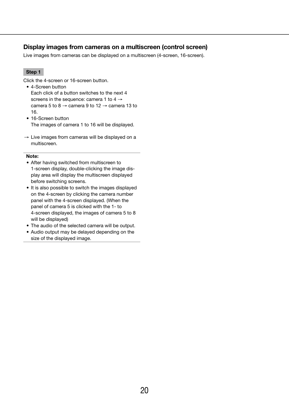 Panasonic WJ-NV200 - User Manual | Page 20 / 97