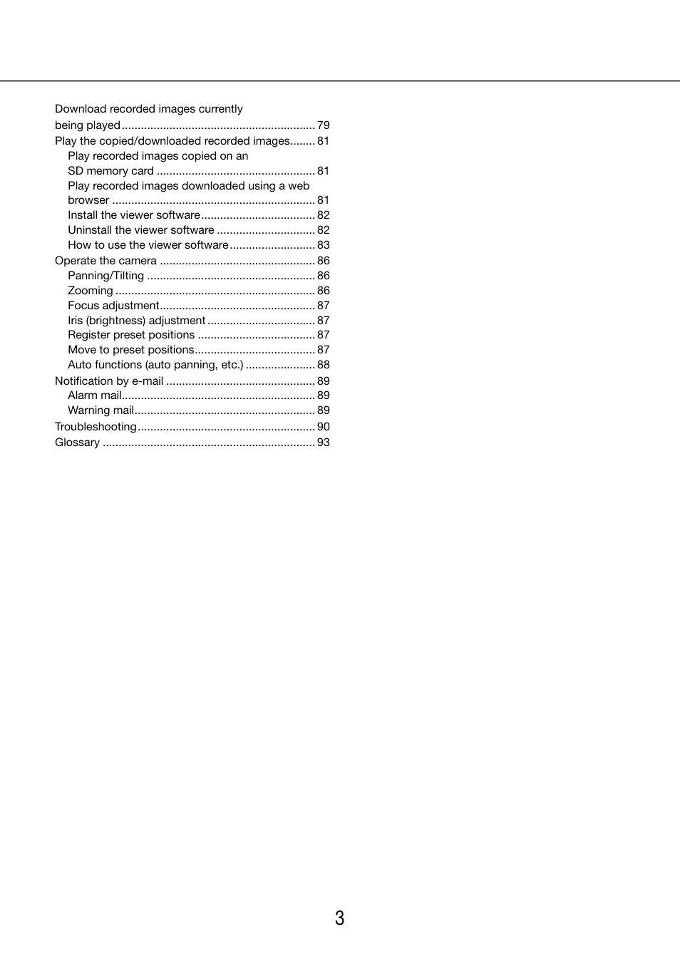 Panasonic WJ-NV200 - User Manual | Page 3 / 97