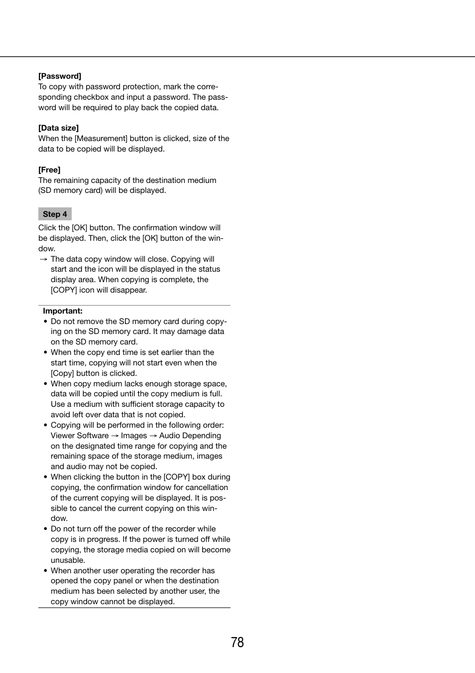 Panasonic WJ-NV200 - User Manual | Page 78 / 97