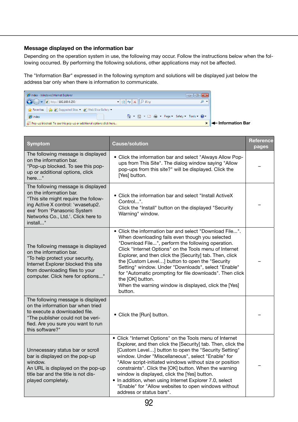 Panasonic WJ-NV200 - User Manual | Page 92 / 97