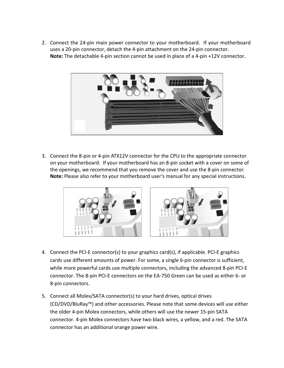 Antec EARTHWATTS 750 User Manual | Page 5 / 7