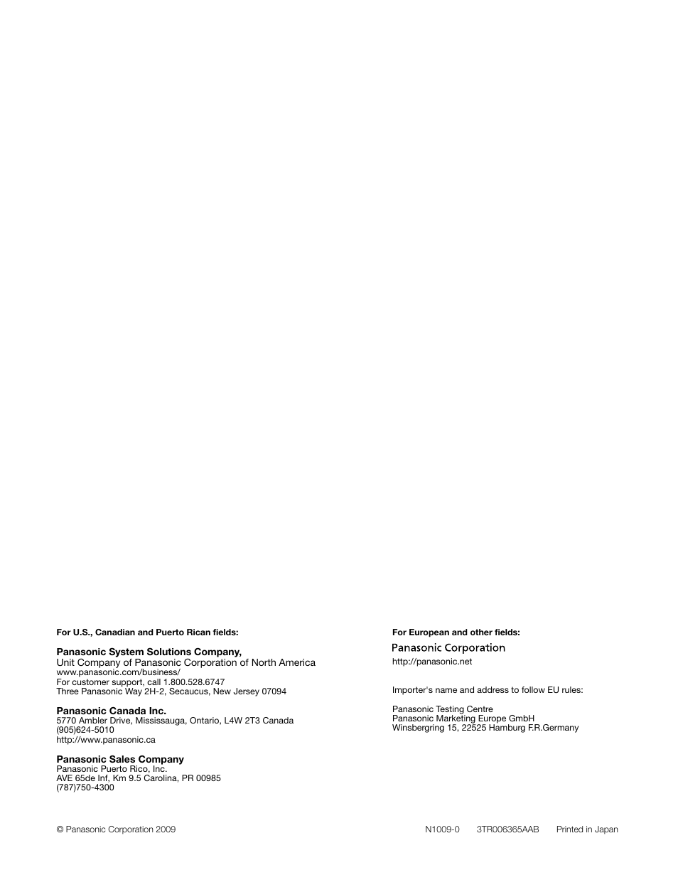 Panasonic WV-ASC970 - User Manual | Page 49 / 49