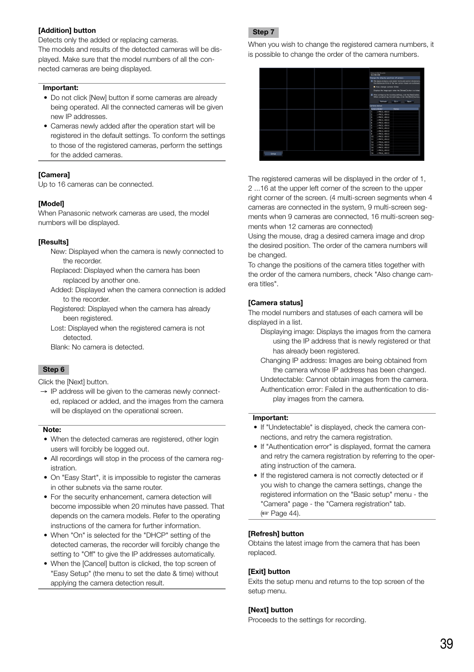 Panasonic WJ-NV200 - User Manual | Page 39 / 94