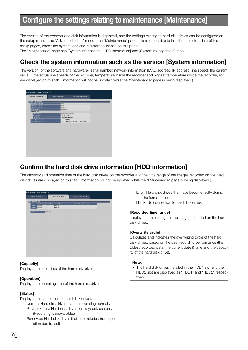 Panasonic WJ-NV200 - User Manual | Page 70 / 94