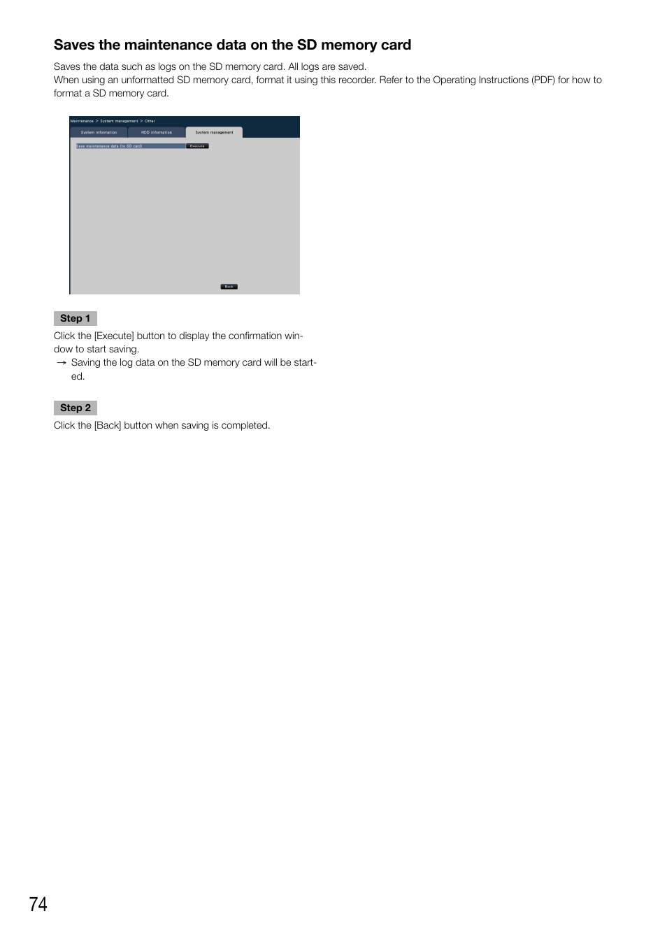 Panasonic WJ-NV200 - User Manual | Page 74 / 94