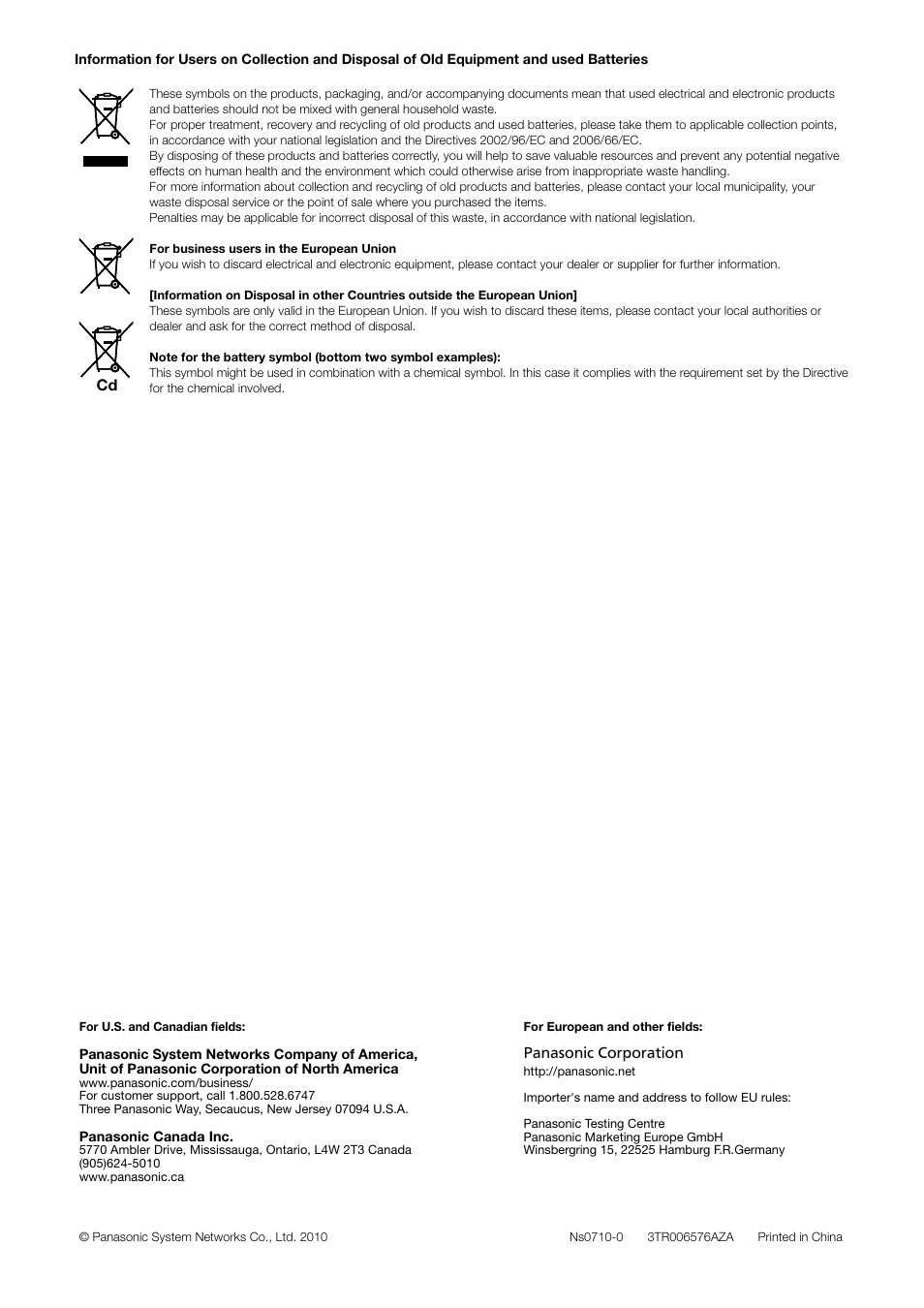 Panasonic WJ-NV200 - User Manual | Page 94 / 94