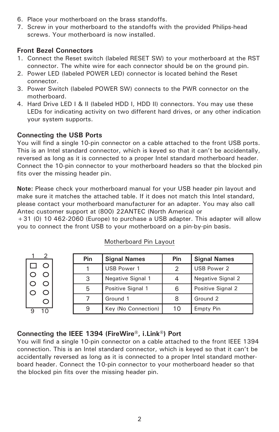 Antec P180B Fan User Manual | Page 3 / 9