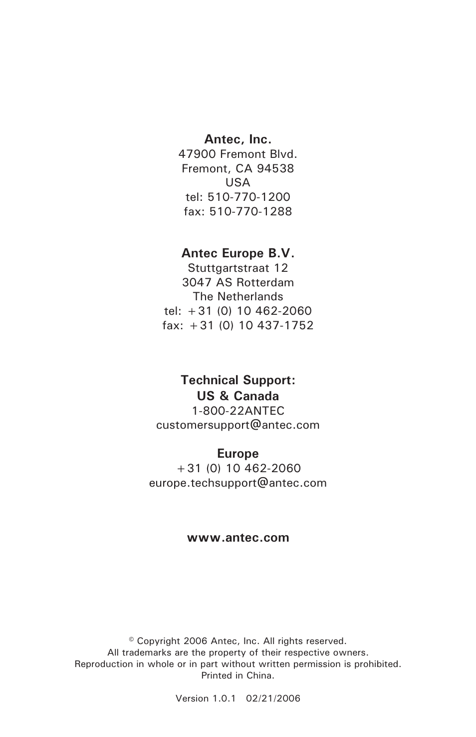 Antec P180B Fan User Manual | Page 9 / 9