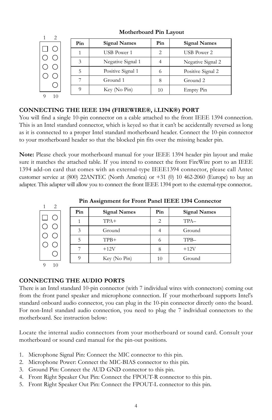 Antec Performance TX635 User Manual | Page 4 / 8