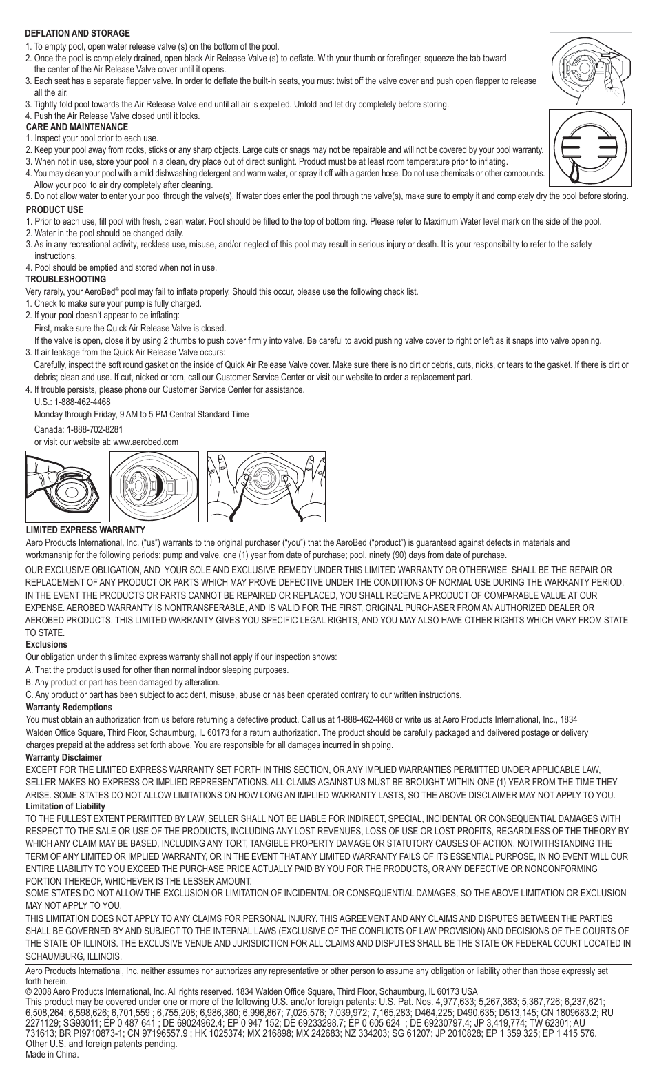 7966 nicd 107 pump for pool_2.ai | AeroBed Family Quick Pool with Built-In Seats User Manual | Page 2 / 2