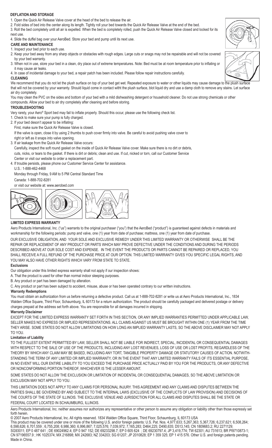 7986-109 nicd rechargeable pump_2.ai | AeroBed Rechargeable Dual Power NiCd Battery Power Model 109 DC User Manual | Page 2 / 2