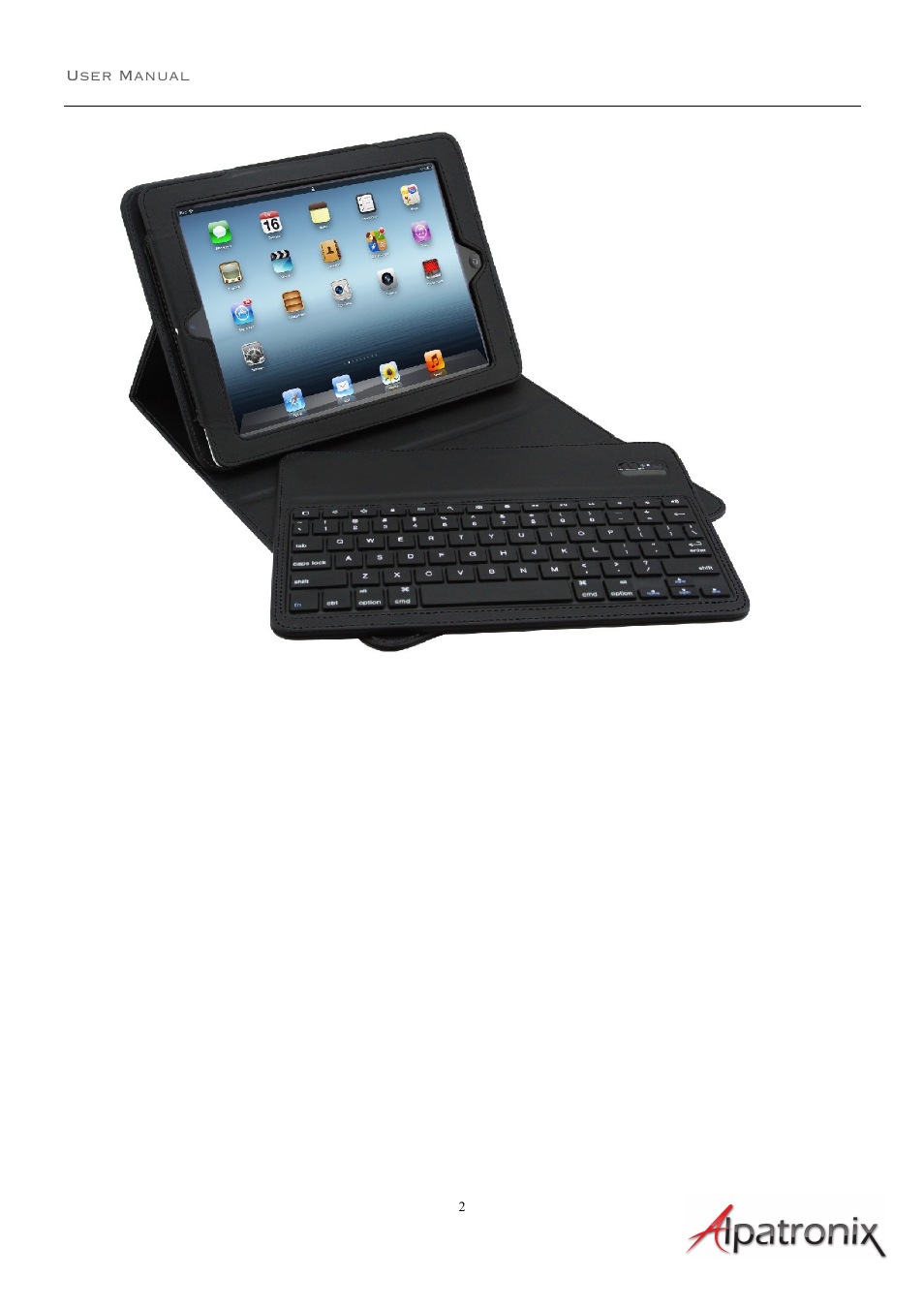 Alpatronix KX100 Bluetooth Keyboard Folio Case User Manual | Page 2 / 8