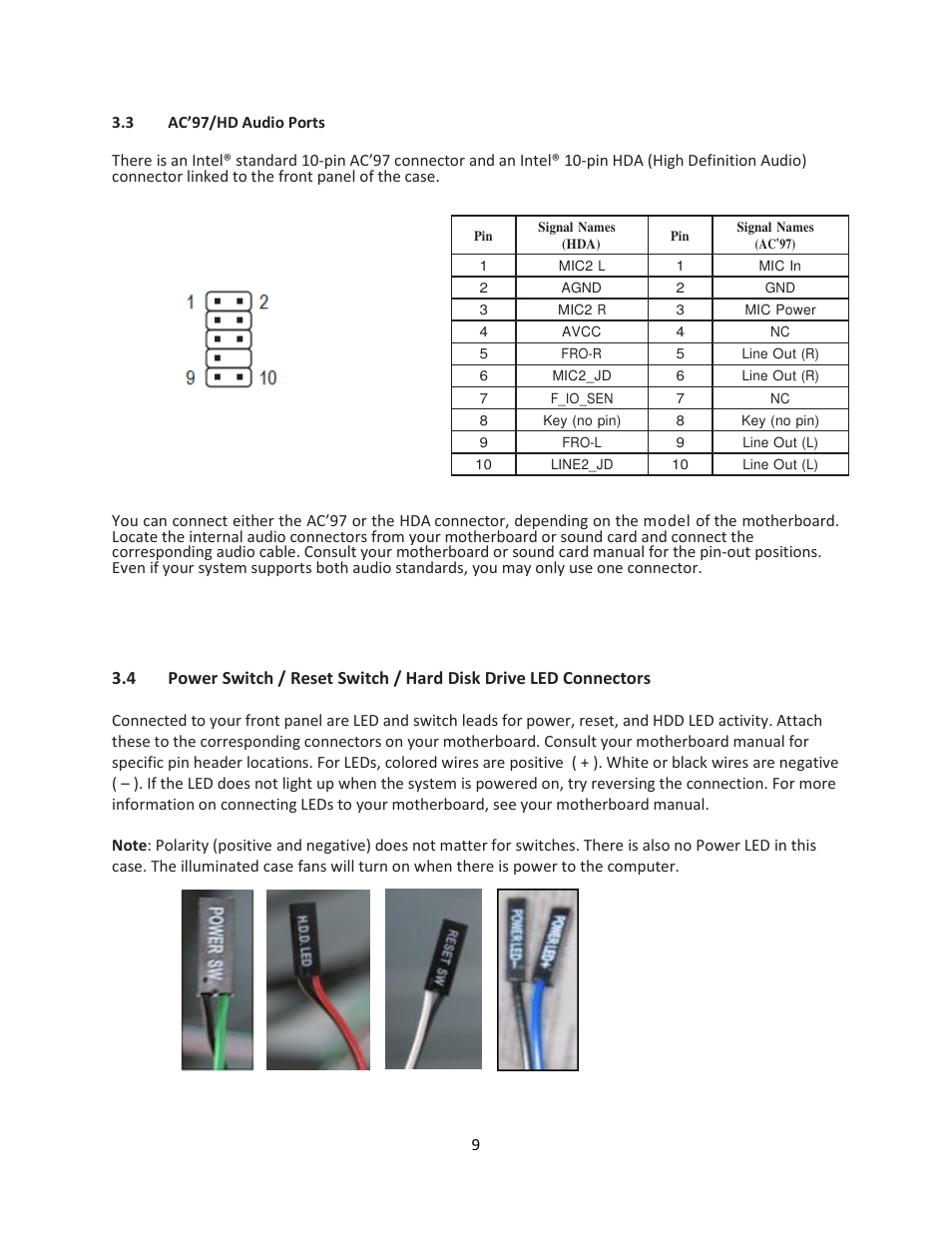 Antec TWELVE HUNDRED V3 User Manual | Page 10 / 14