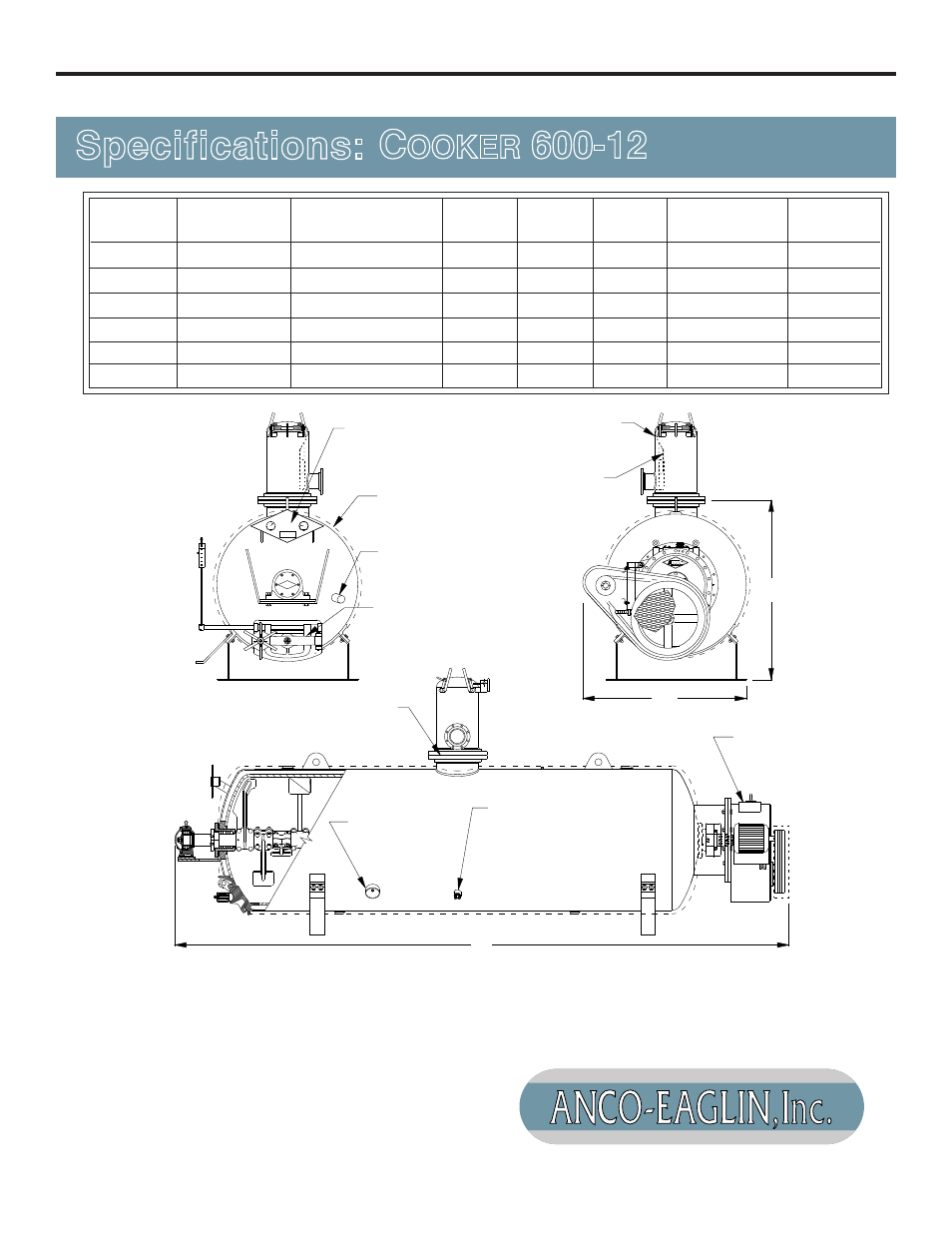 Anco Eaglin A-E Cooker 600-12 User Manual | Page 2 / 2