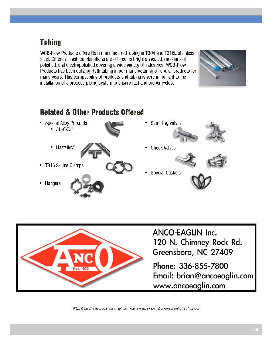Anco Eaglin A-E Cherry Burrell User Manual | Page 7 / 7