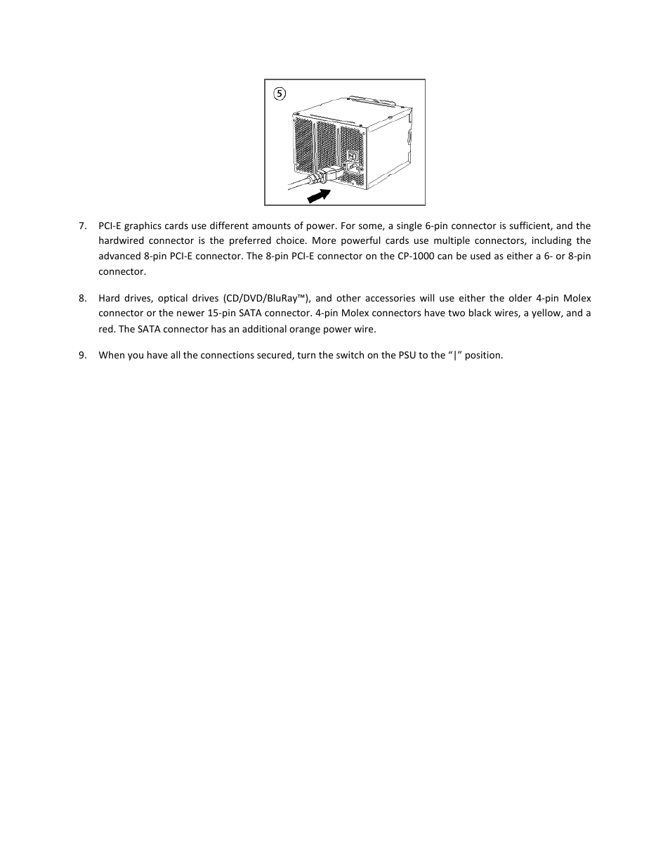 Antec CP-1000 User Manual | Page 7 / 8
