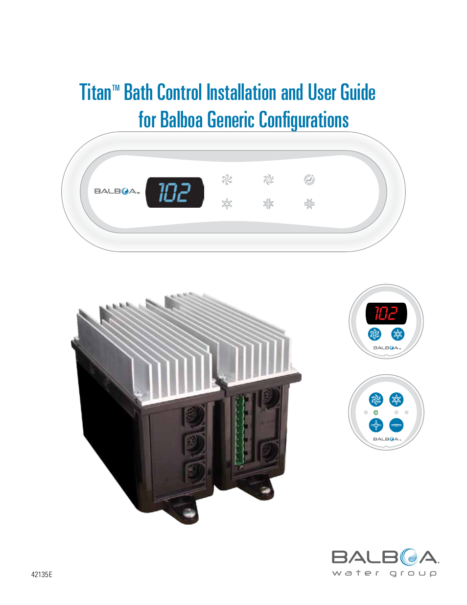 Balboa Water Group Titan Bath Control User Manual | 66 pages