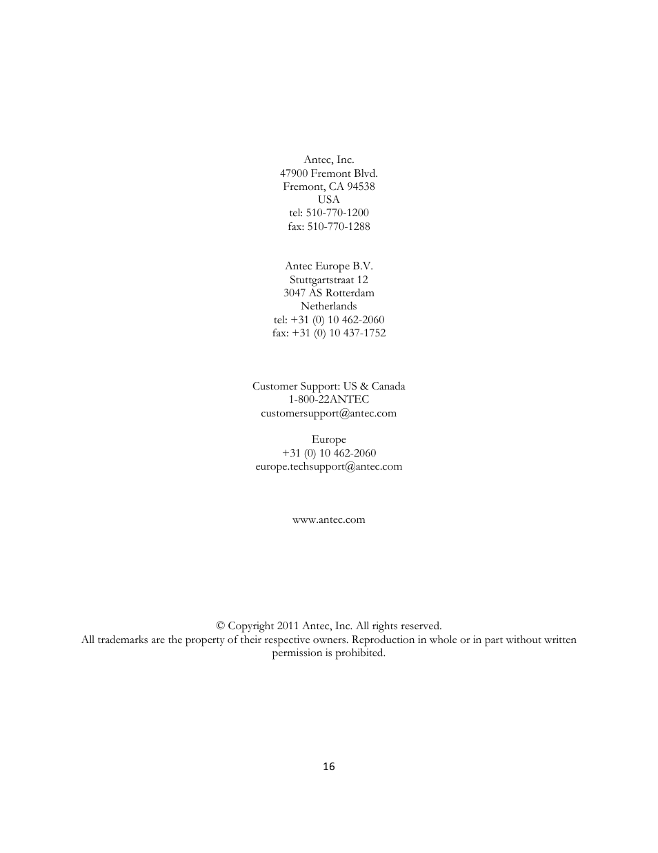 Antec VSK-1000 User Manual | Page 17 / 17