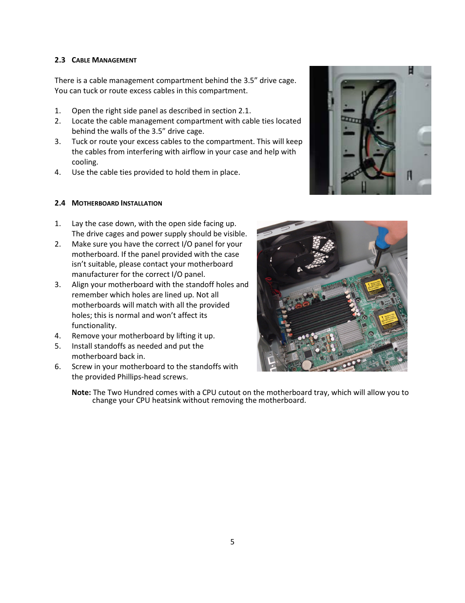 Antec Quiet Computing Two Hundred User Manual | Page 6 / 13