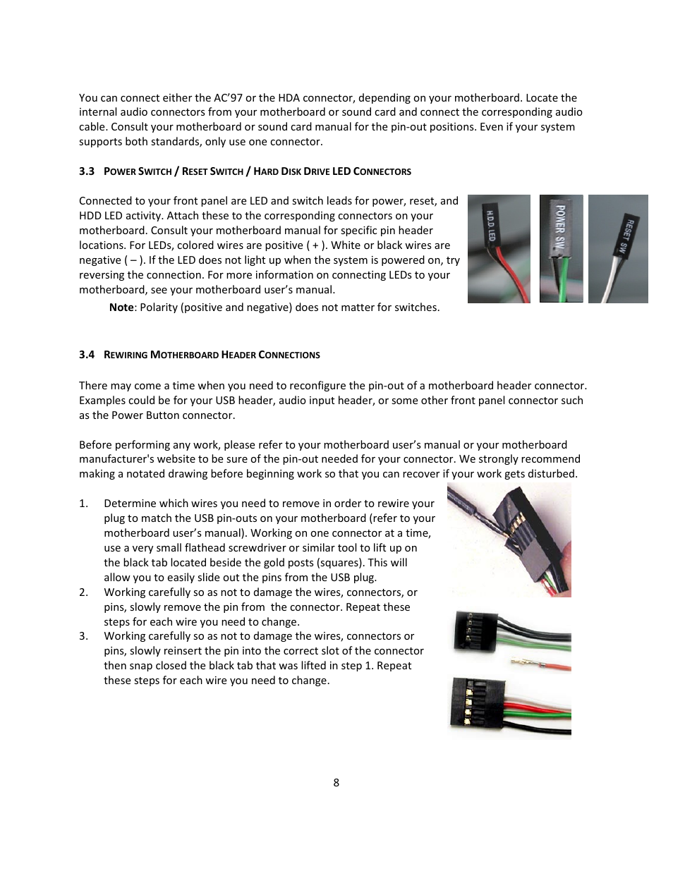 Antec Quiet Computing Two Hundred User Manual | Page 9 / 13