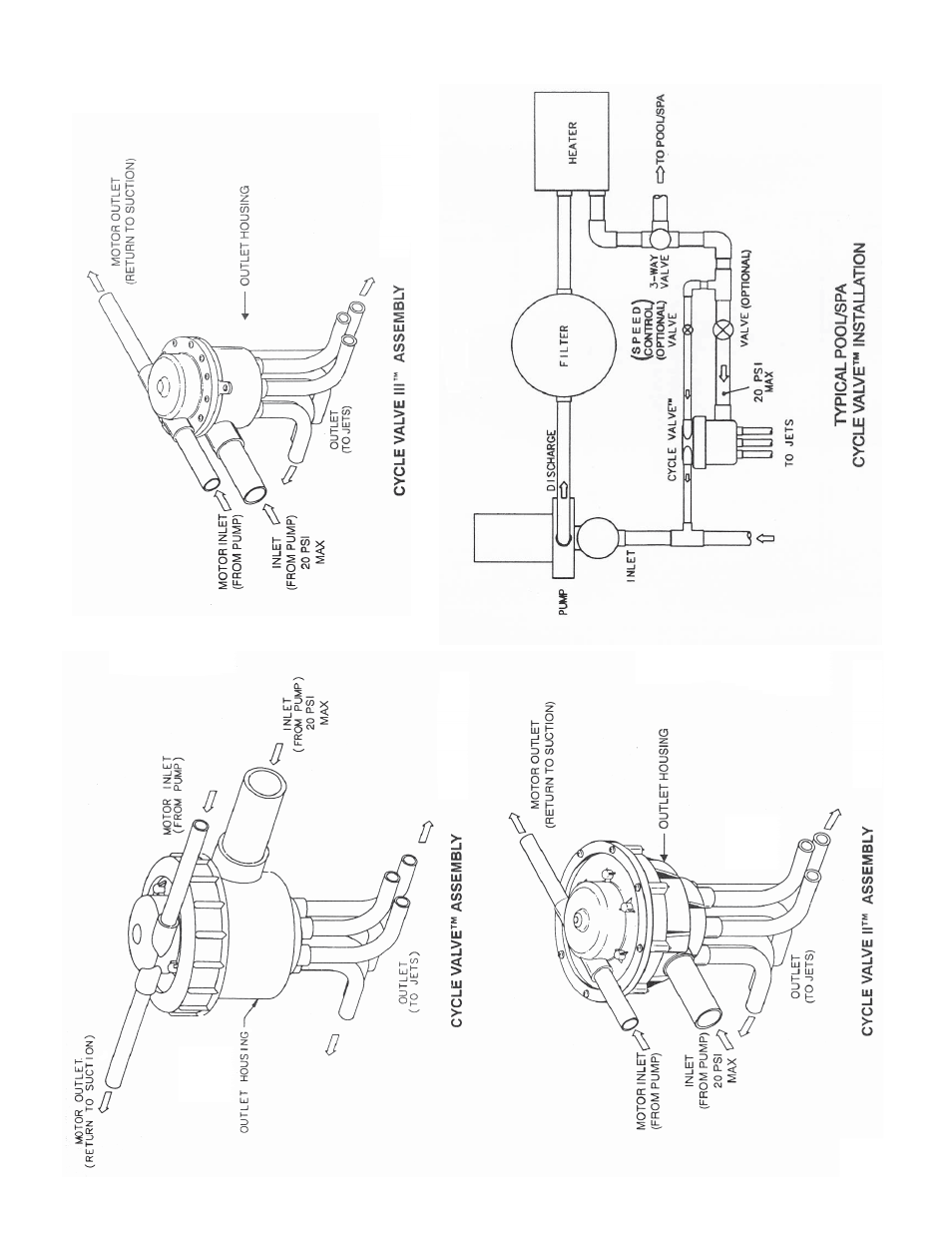 Balboa Water Group Cycle Valve 1, 2, 3 User Manual | Page 3 / 4