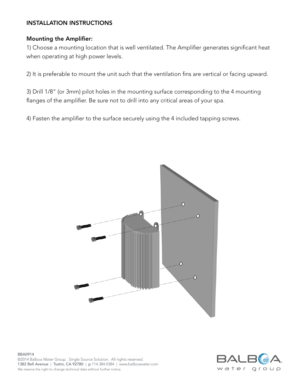 Balboa Water Group Balboa Bluetooth Audio User Manual | Page 4 / 11