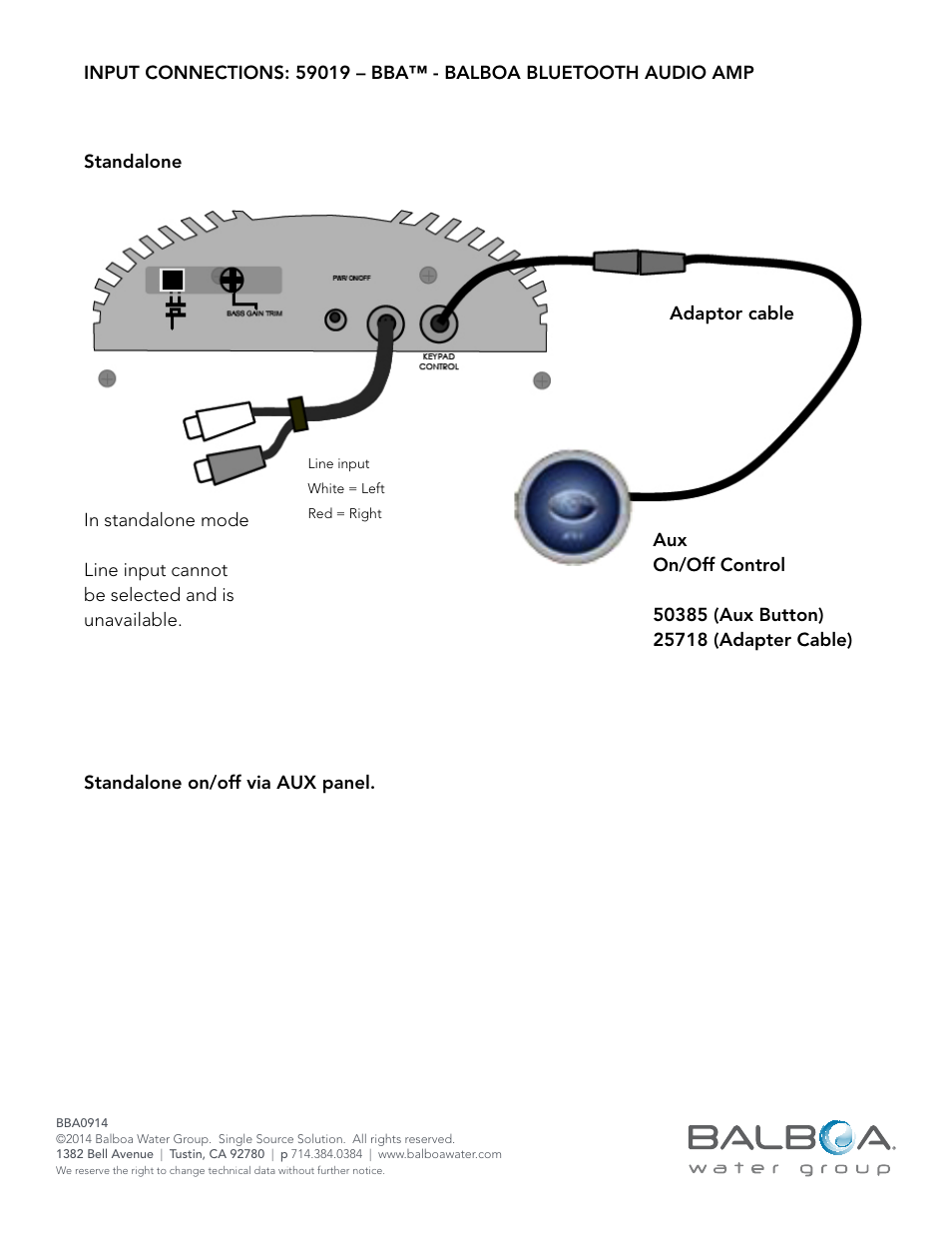 Balboa Water Group Balboa Bluetooth Audio User Manual | Page 7 / 11