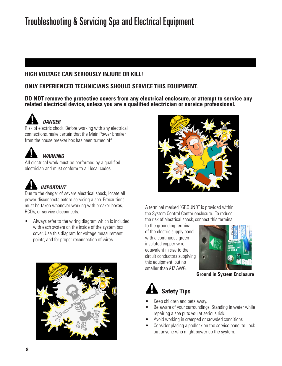 Balboa Water Group GL/GS 230V User Manual | Page 8 / 48