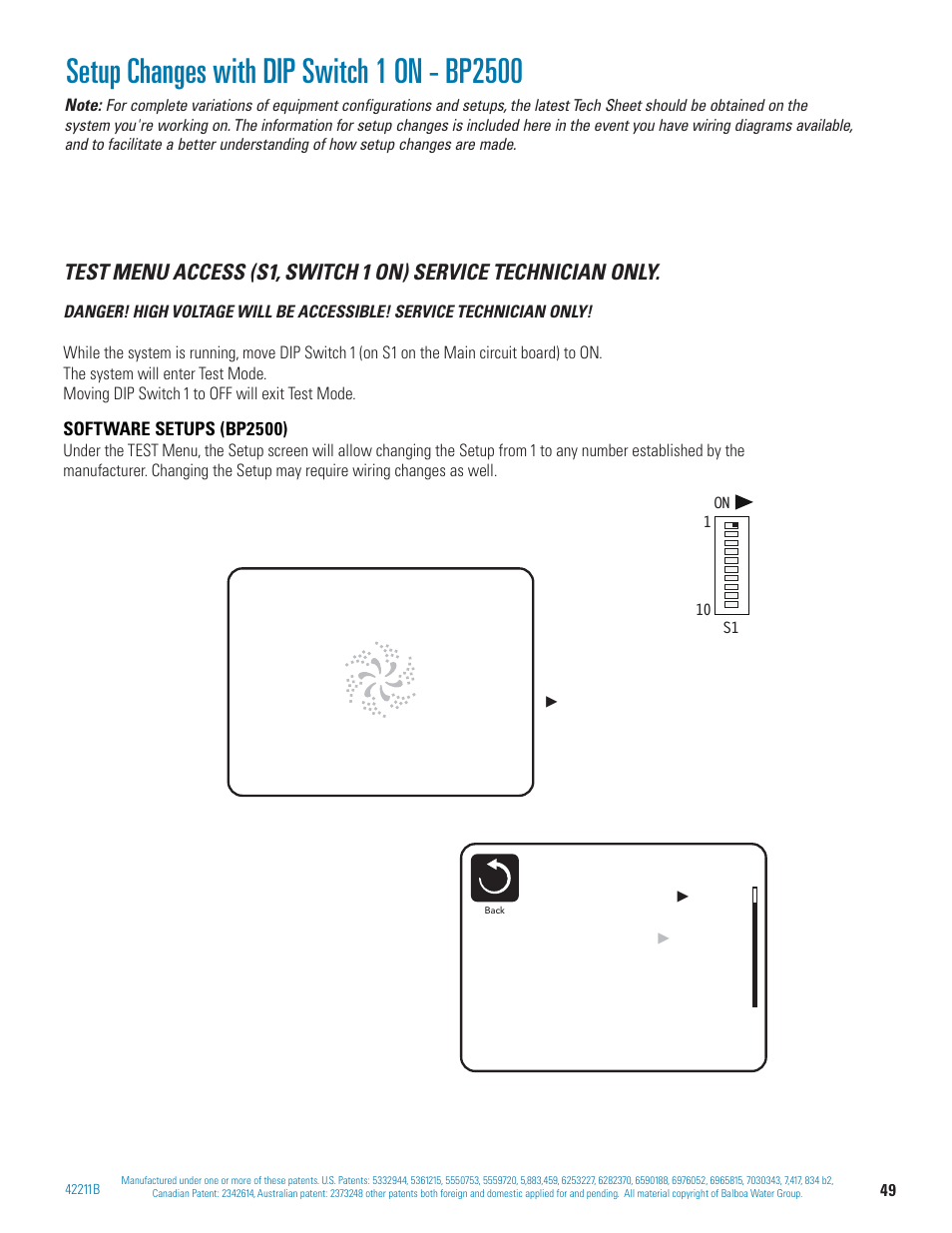 102°f | Balboa Water Group BP 60Hz User Manual | Page 49 / 86