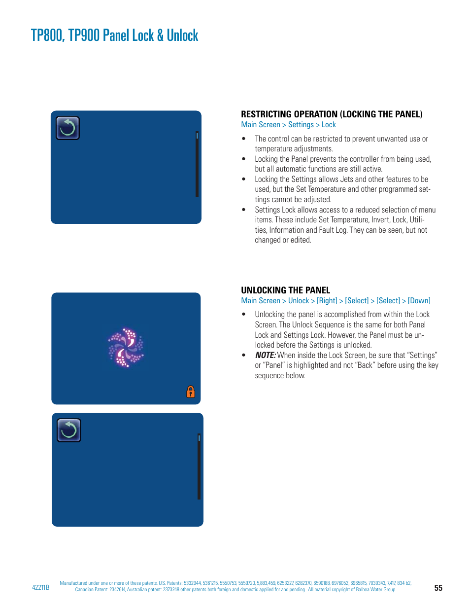 100°f | Balboa Water Group BP 60Hz User Manual | Page 55 / 86