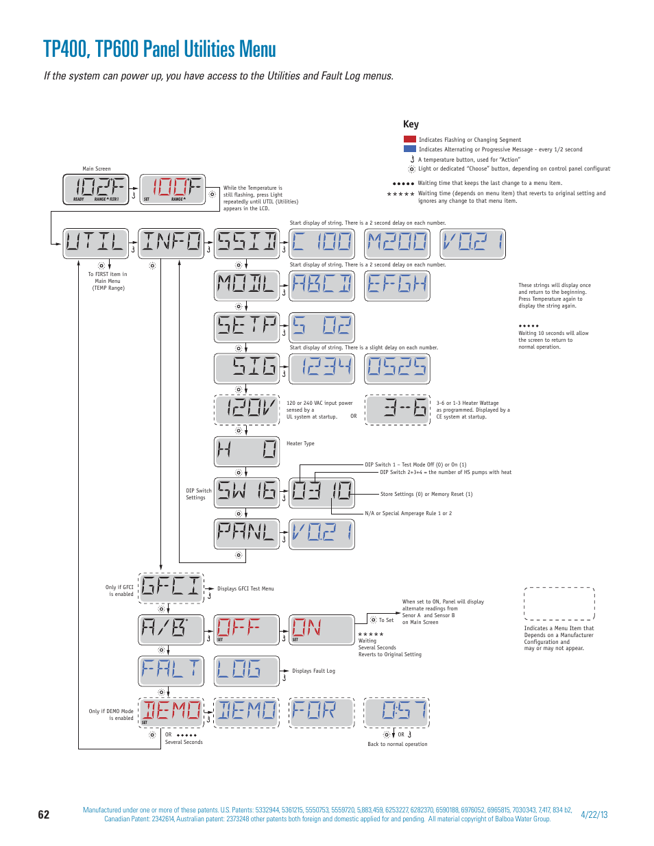 See page 17 see page 18 | Balboa Water Group BP 60Hz User Manual | Page 62 / 86