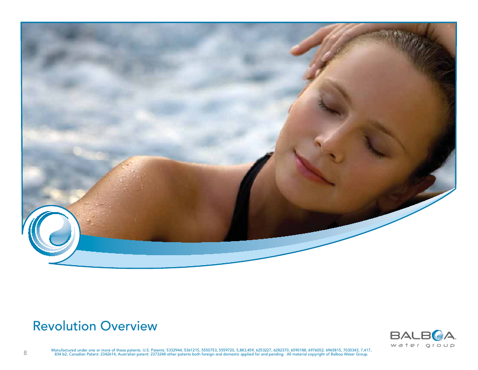 Revolution overview | Balboa Water Group Revolution User Manual | Page 8 / 100