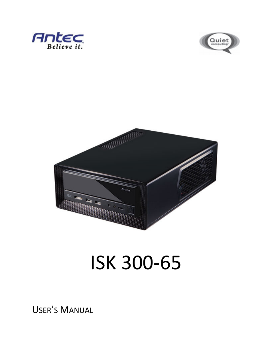 Antec ISK 300-65 User Manual | 11 pages