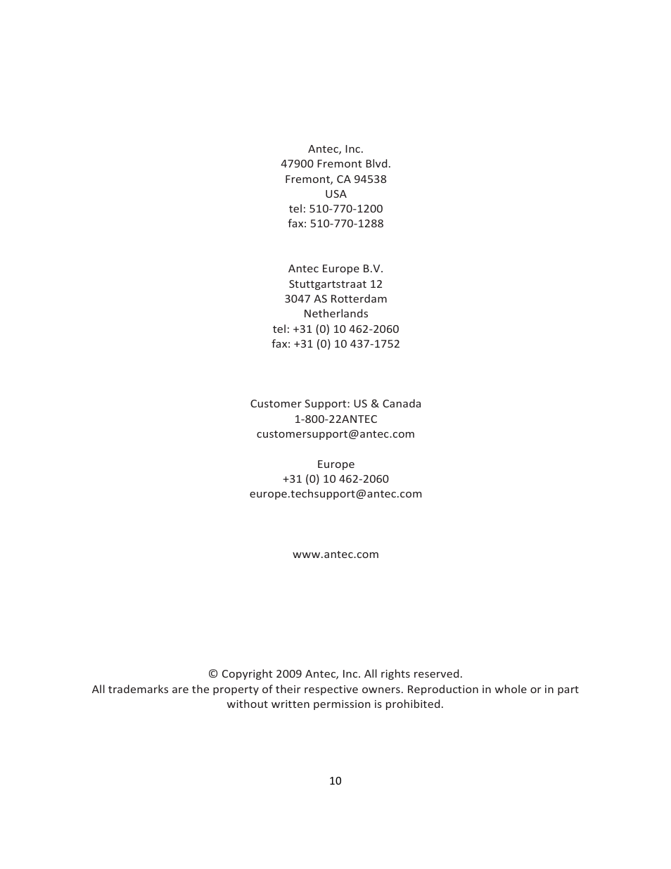 Antec ISK 300-65 User Manual | Page 11 / 11