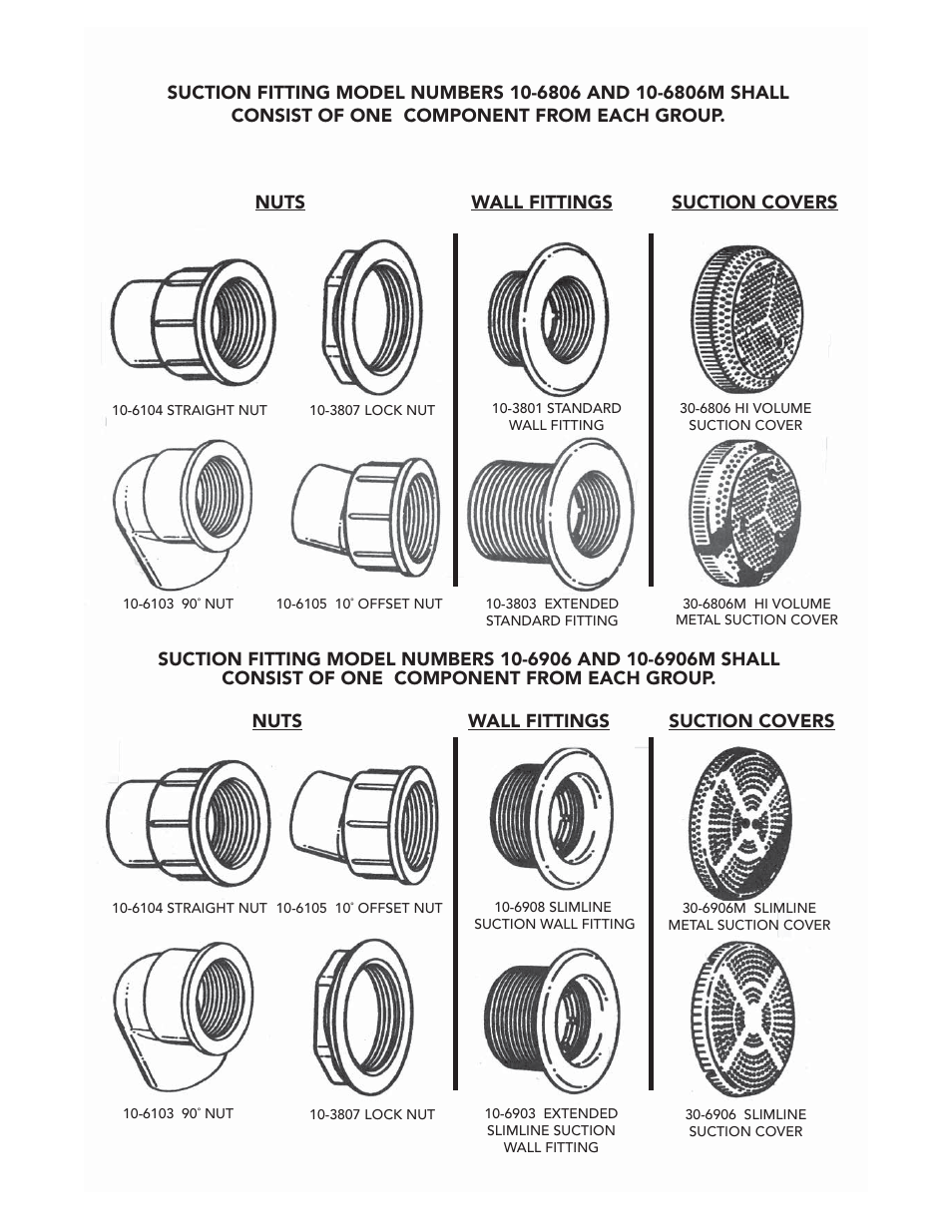 Balboa Water Group Slimline and Hi Volume Suctions User Manual | Page 2 / 2