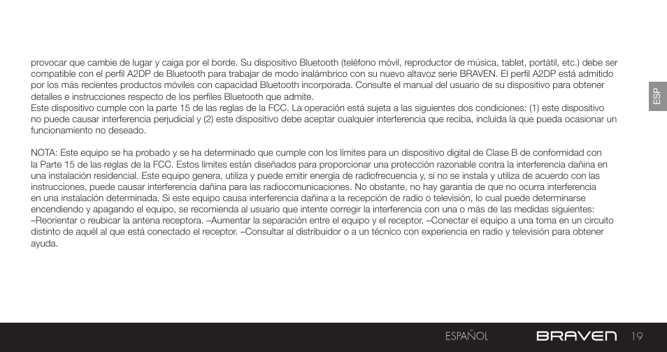 BRAVEN MIRA BY BRAVEN User Manual | Page 19 / 56