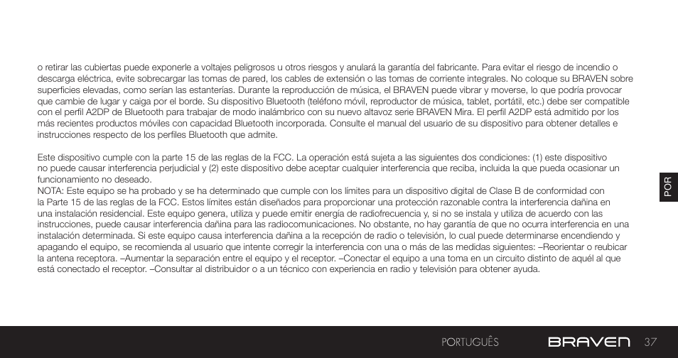 BRAVEN MIRA BY BRAVEN User Manual | Page 37 / 56