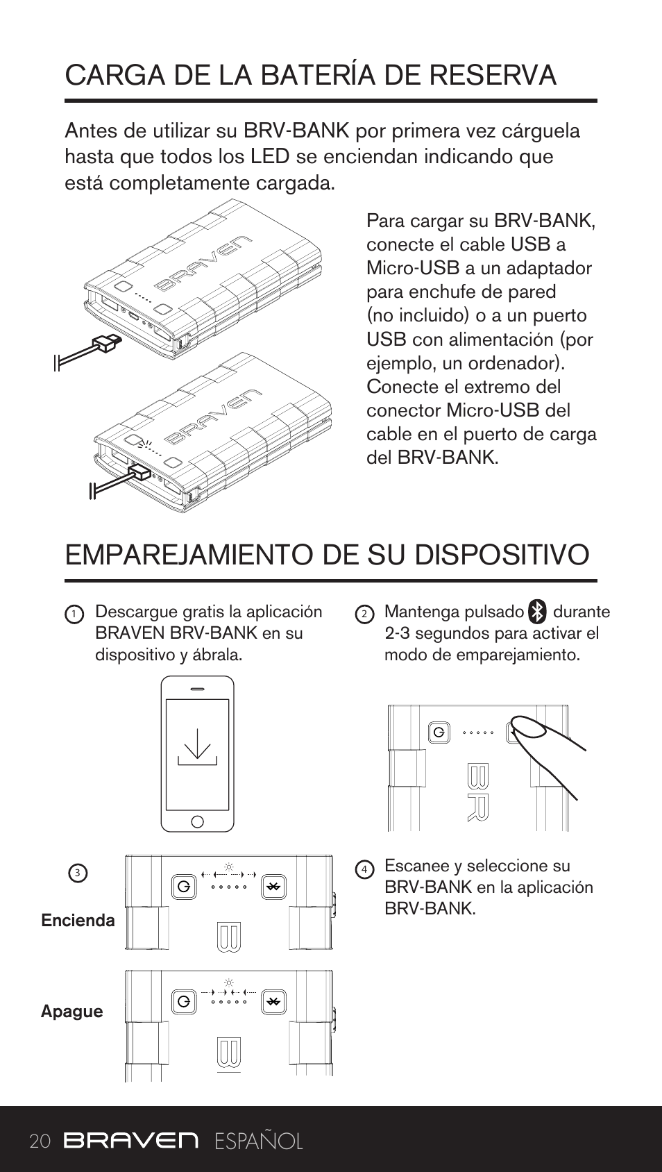 BRAVEN BRV-BANK User Manual | Page 20 / 76