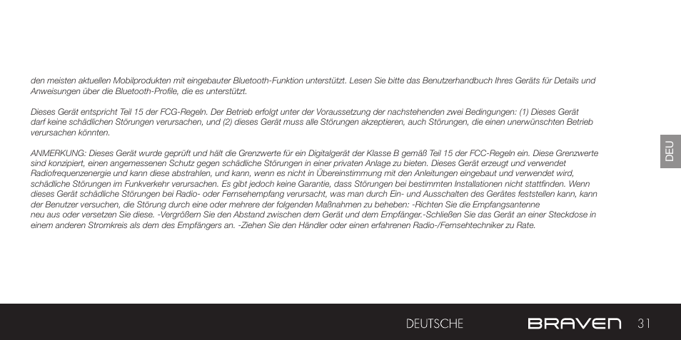 BRAVEN BRV-1 User Manual | Page 31 / 56