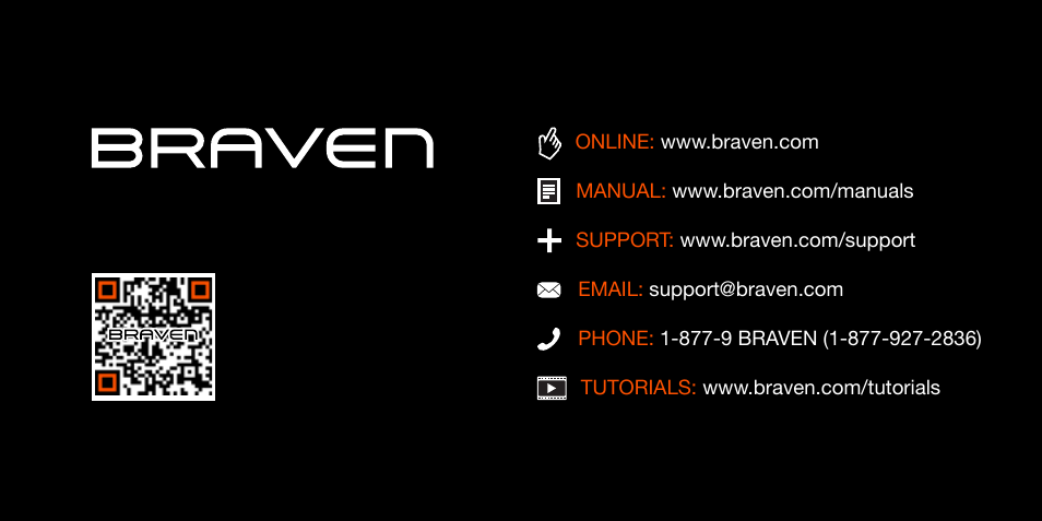 BRAVEN BRV-1 User Manual | Page 56 / 56
