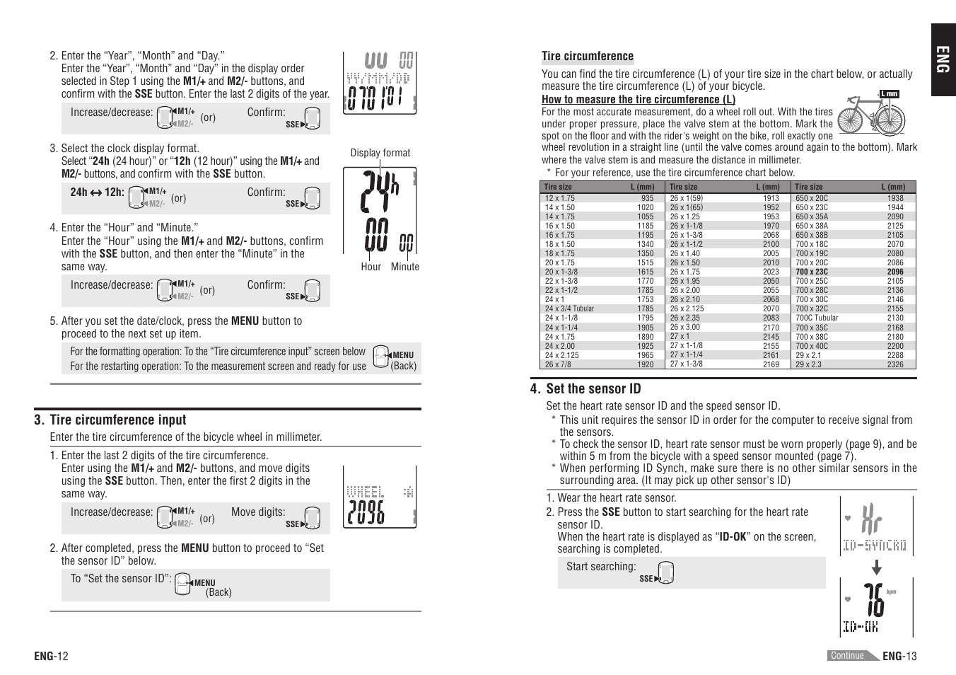 CatEye CC-TR300TW [V3] User Manual | Page 7 / 23