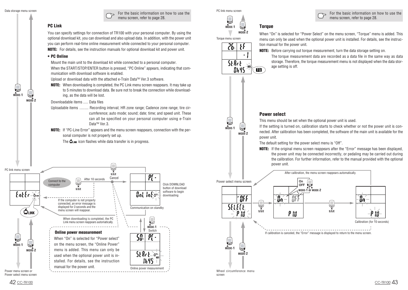 CatEye CC-TR100 User Manual | Page 23 / 28