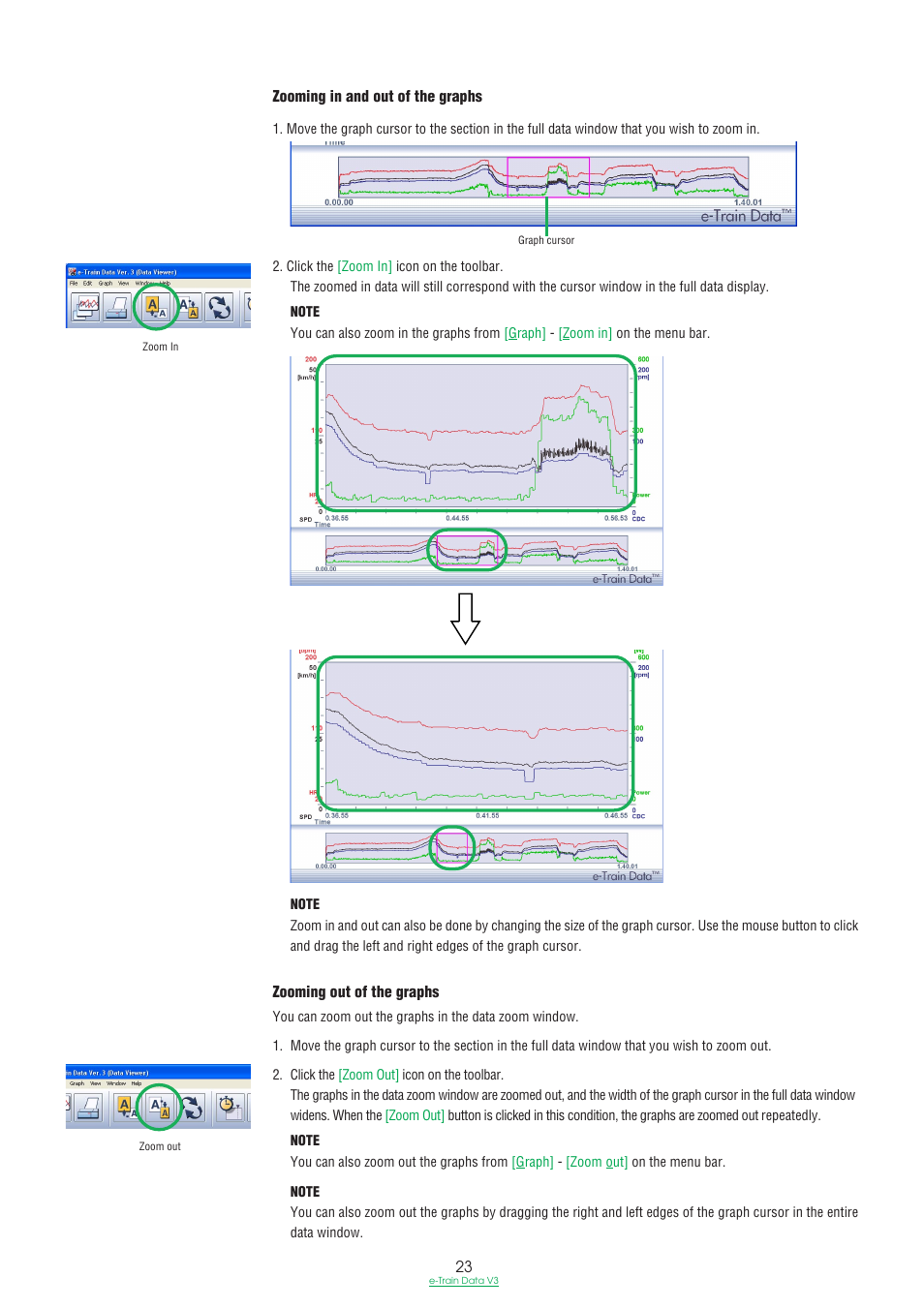 CatEye e-TrainData™ Ver.3 [Power Unit Edition] User Manual | Page 23 / 53