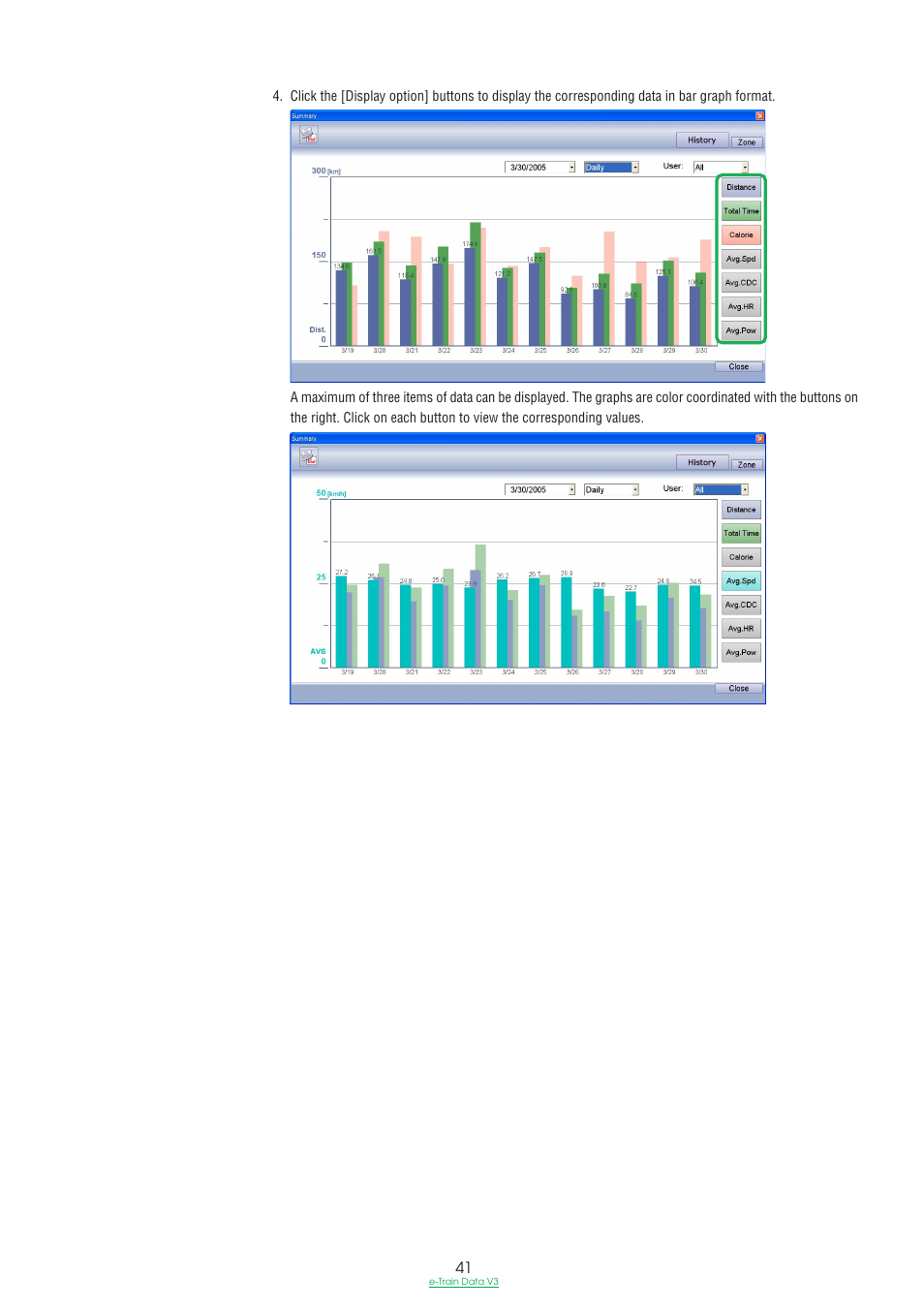 CatEye e-TrainData™ Ver.3 [Power Unit Edition] User Manual | Page 41 / 53