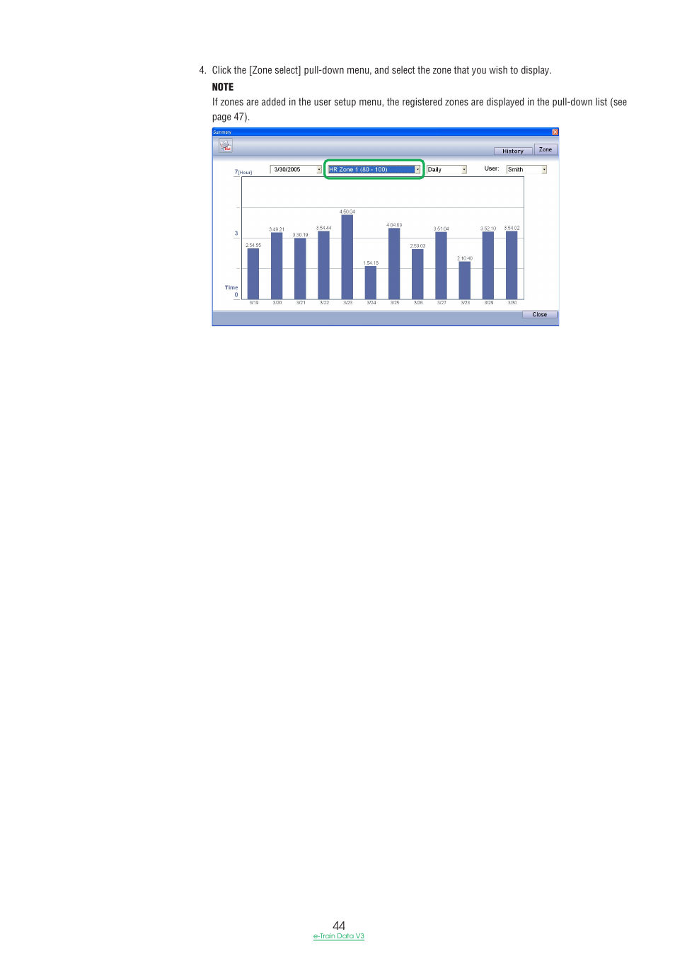 CatEye e-TrainData™ Ver.3 [Power Unit Edition] User Manual | Page 44 / 53