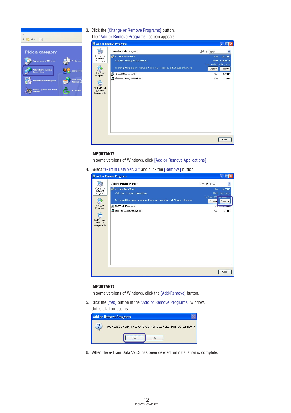 CatEye IF-TR100 Download Kit User Manual | Page 12 / 55