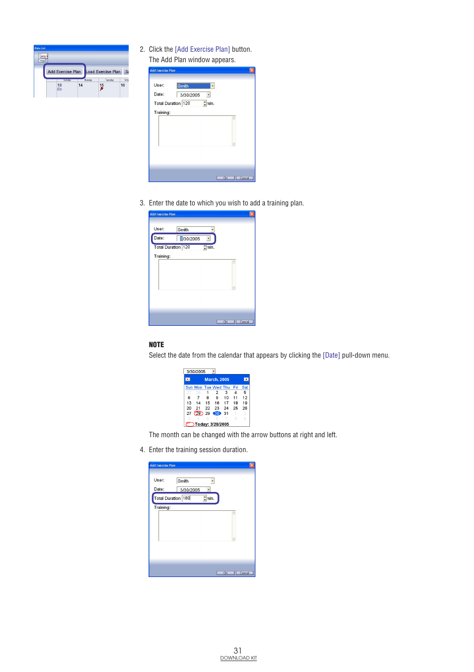 CatEye IF-TR100 Download Kit User Manual | Page 31 / 55