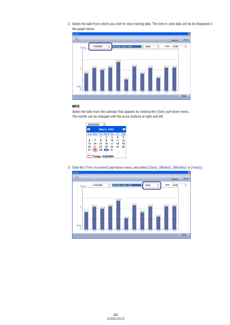 CatEye IF-TR100 Download Kit User Manual | Page 44 / 55