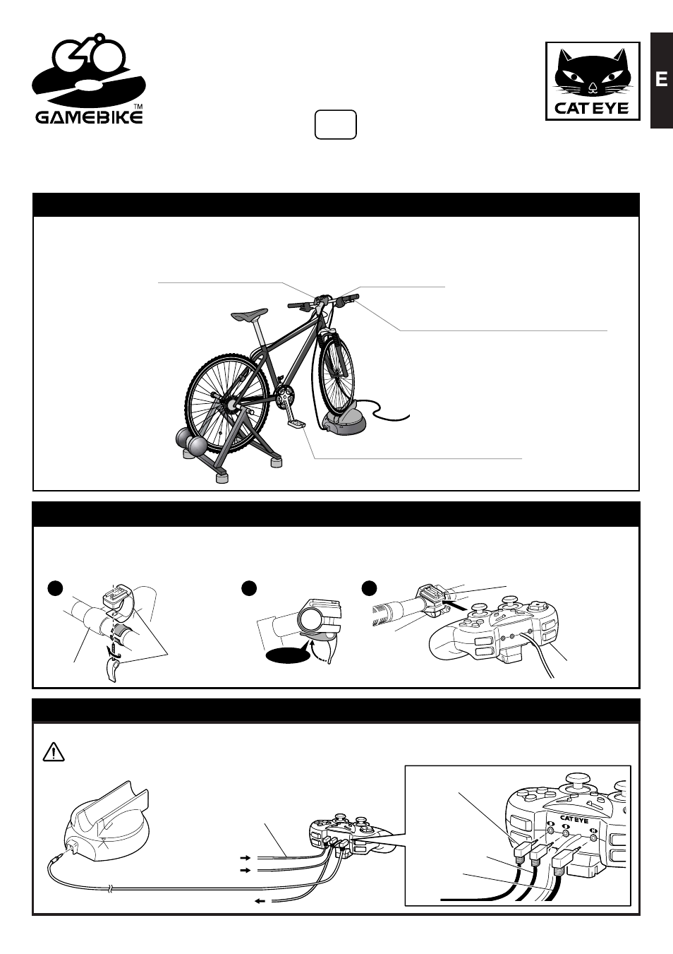 CatEye GB-100 [Gamebike] User Manual | 4 pages
