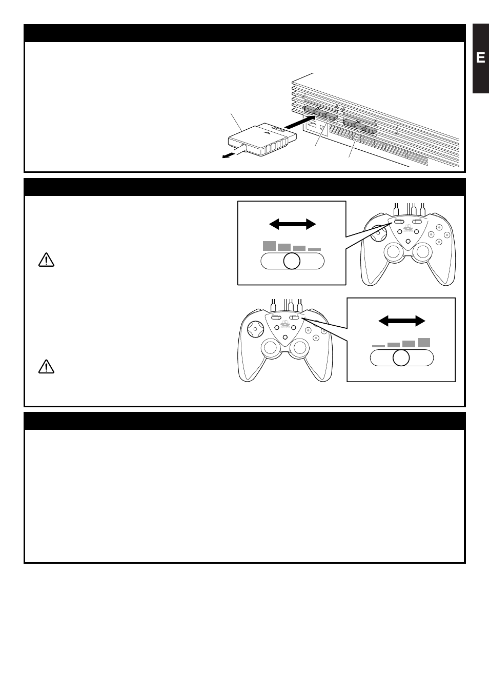 How to adjust the gamebike, Button function change, Connecting the device to playstation2 | Adjusting the steering sensitivity, Operation, Adjusting the speed sensitivity, Steering level, Speed level, Important, Reference: fcc | CatEye GB-100 [Gamebike] User Manual | Page 3 / 4